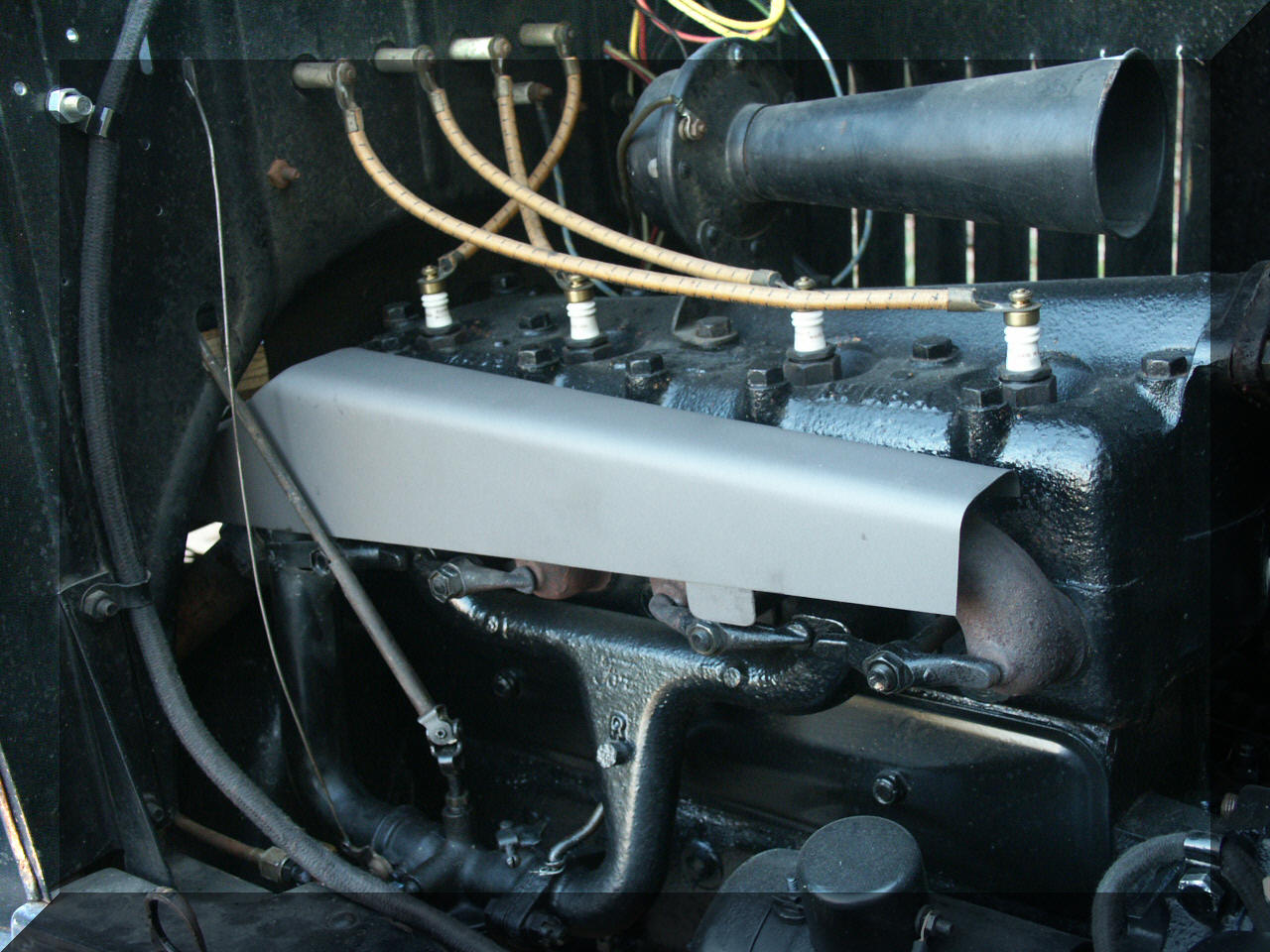Model T Heater, installed